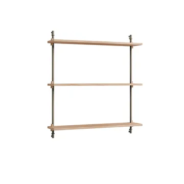 Prateleira de parede Wall Shelving - Carvalho-warm grey, 92x85x17,5 cm, WS.85.1 - MOEBE