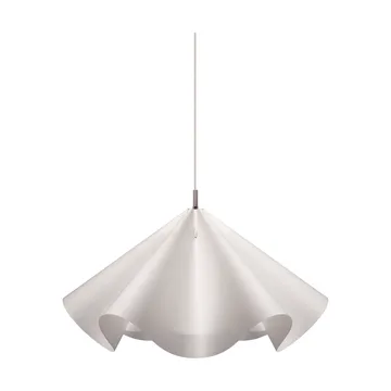 Sinuate candeeiro pendente - White-aço inoxidável, grande Ø75x40 cm - MOEBE