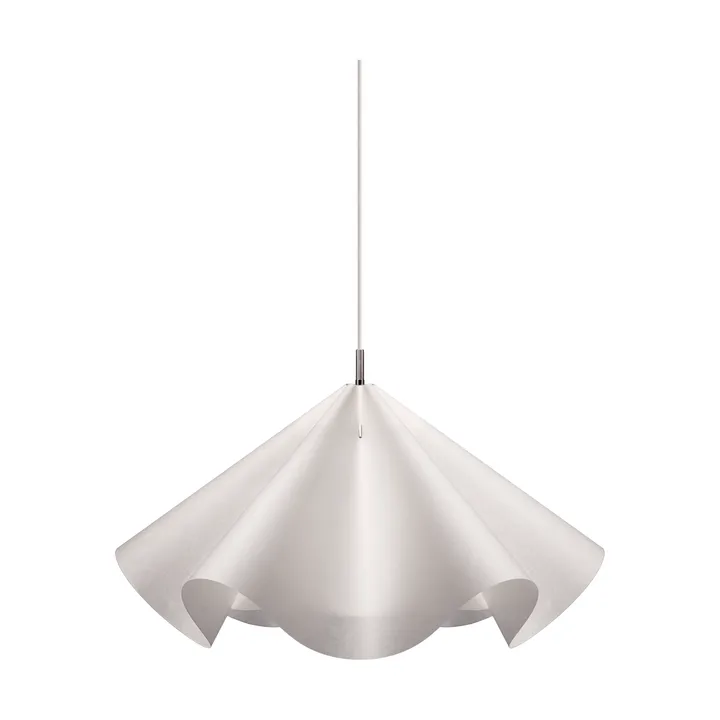 Sinuate candeeiro pendente - White-aço inoxidável, grande Ø75x40 cm - MOEBE