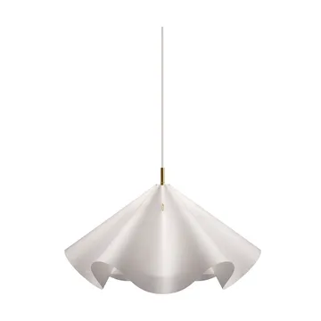 Sinuate candeeiro pendente - White-brass, médio Ø60x30 cm - MOEBE