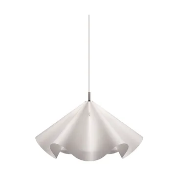Sinuate candeeiro pendente - White-stainless steel, médio Ø60x30 cm - MOEBE
