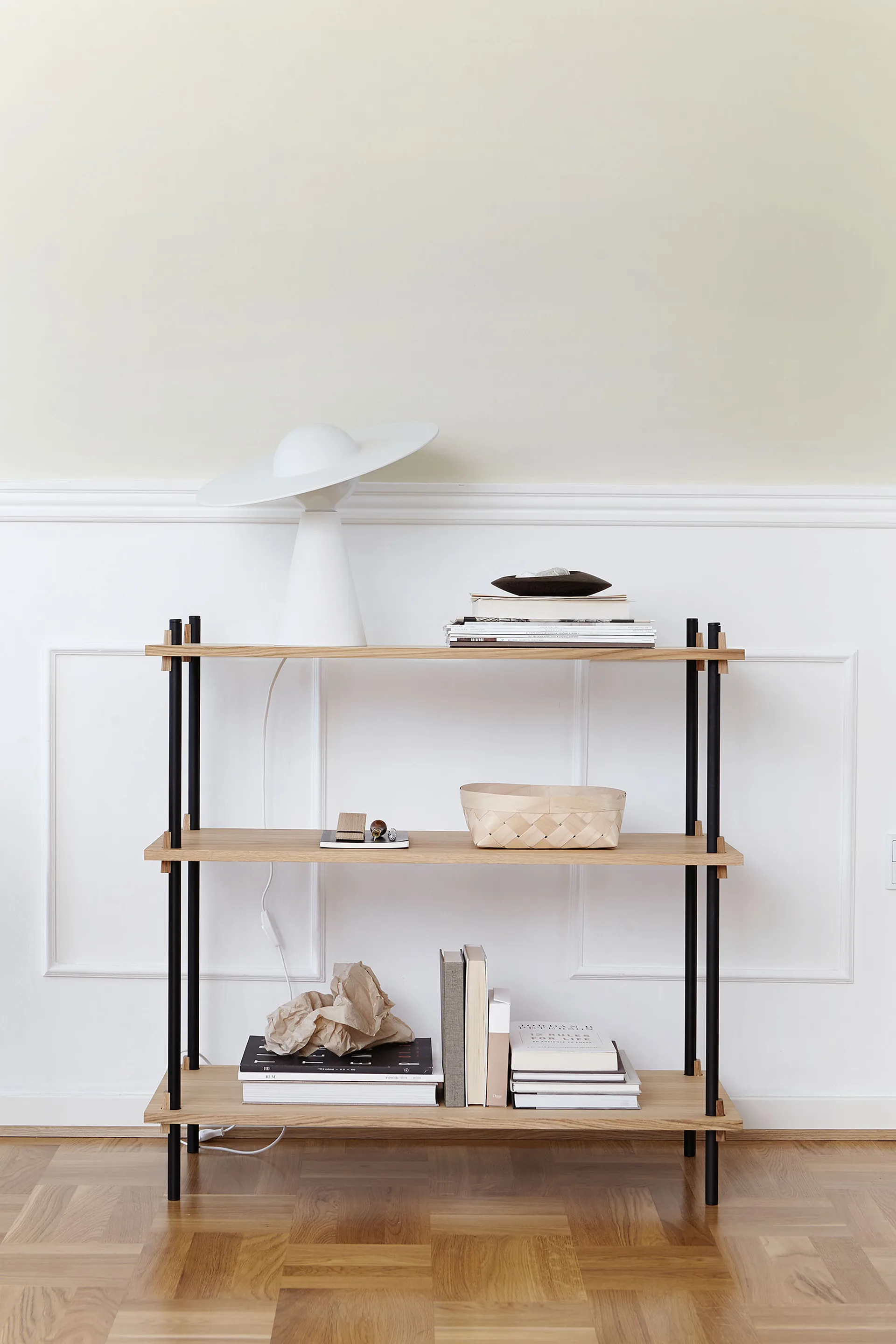 Sistema de prateleiras classic hylla, Preto, 86x115x35 cm, S.115.1.A MOEBE