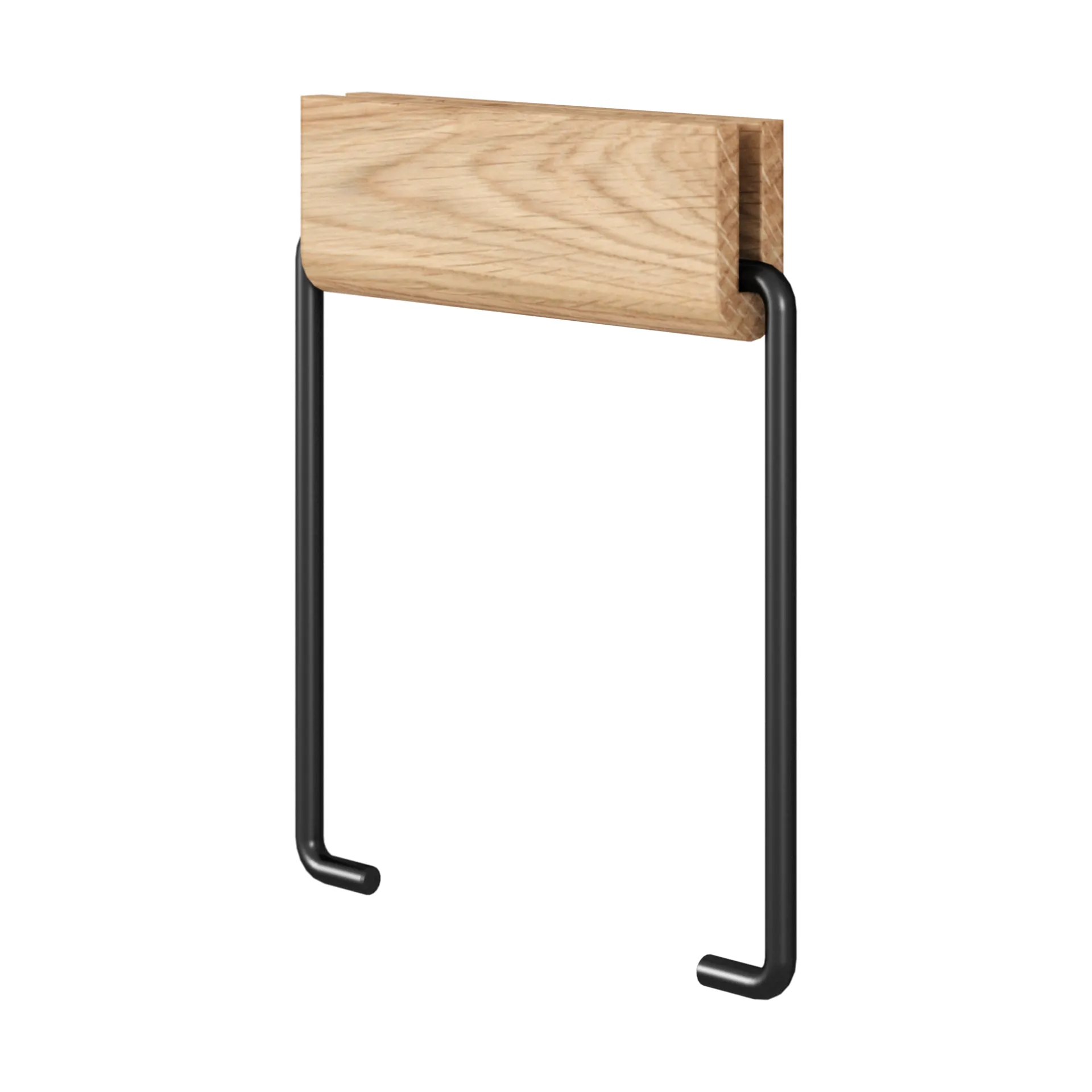 Suporte de papel higiénico Moebe, Carvalho-preto MOEBE