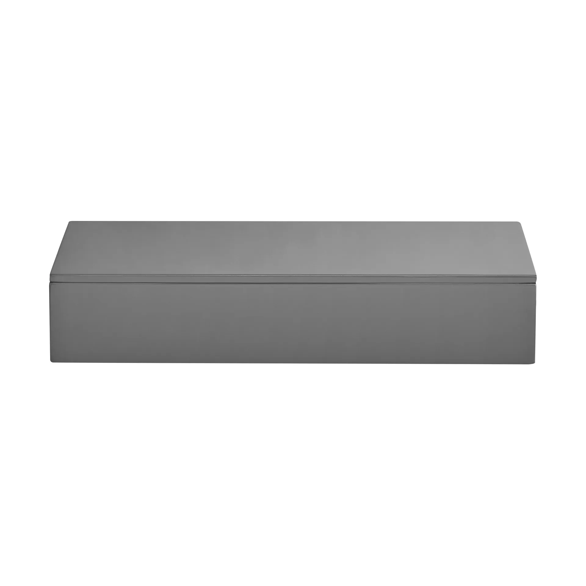Caixa de armazenamento Lux lacada 38x19x7 cm, Antracit Mojoo
