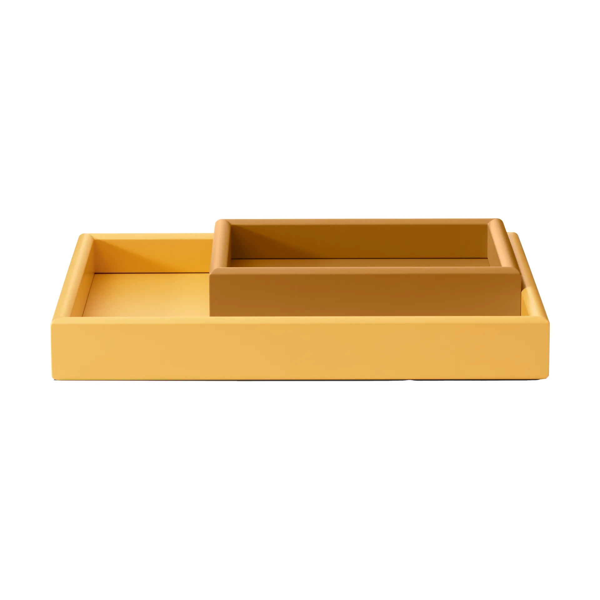 Arrange conjunto de bandejas 2 peças, Amber-acacia Montana