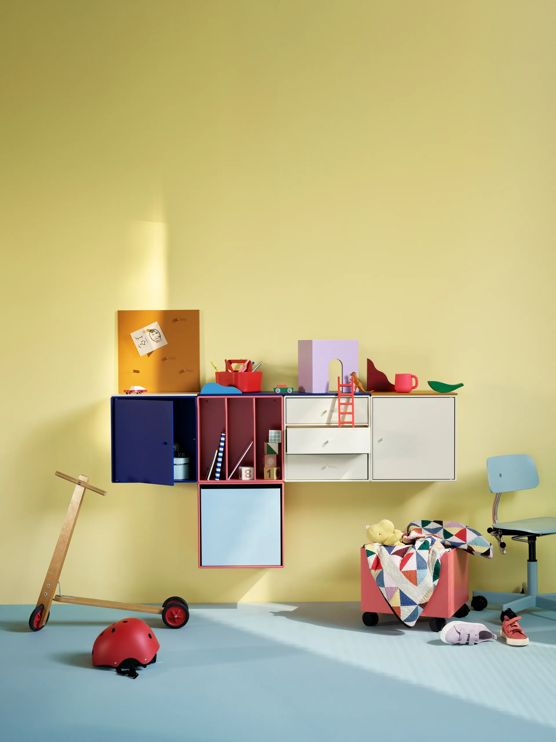 Montana Mini 1007 prateleira 35x35 cm, Baunilha Montana