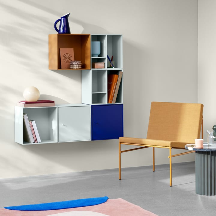 Montana Mini 1103 prateleira módulo, Âmbar 142. com porta Montana