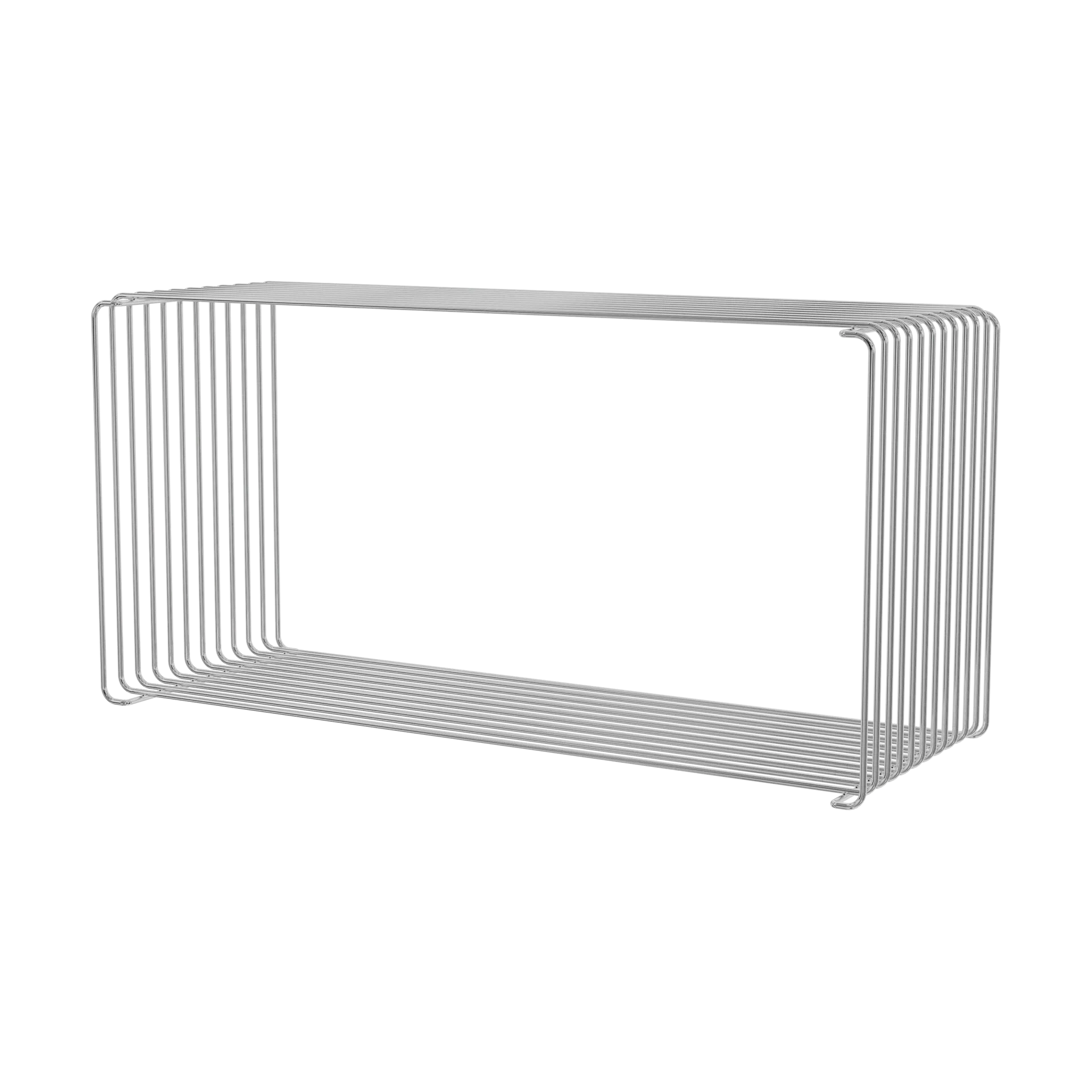 Panton Wire Extended prateleira 70x34,8x25,7 cm, Cromado Montana