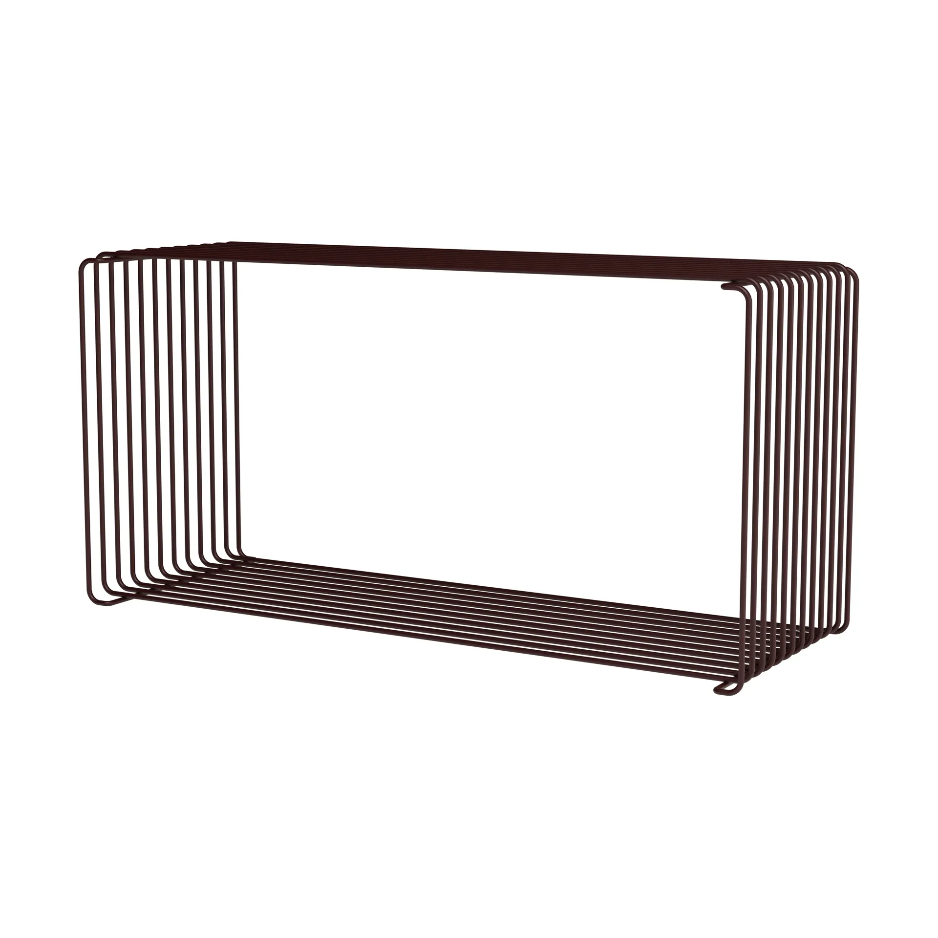 Panton Wire Extended prateleira 70x34,8x25,7 cm, Preto vermelho Montana