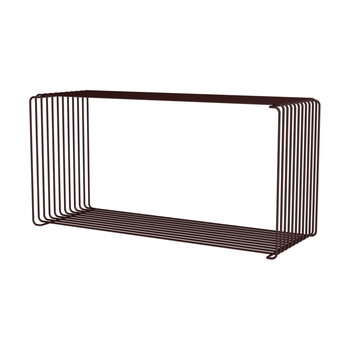 Panton Wire Extended prateleira 70x34,8x25,7 cm, Preto vermelho Montana