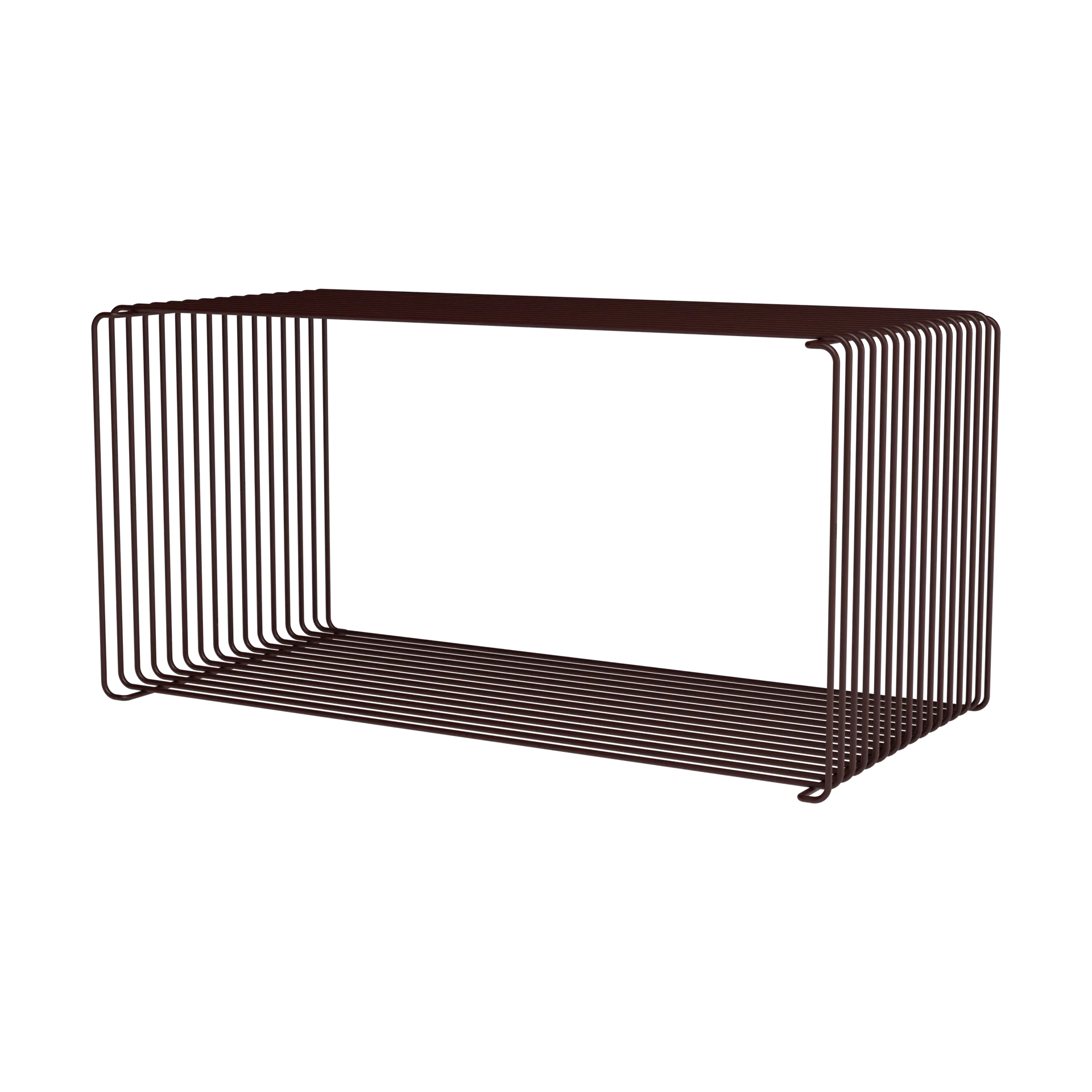 Panton Wire Extended prateleira 70x34,8x34,8 cm, Preto vermelho Montana
