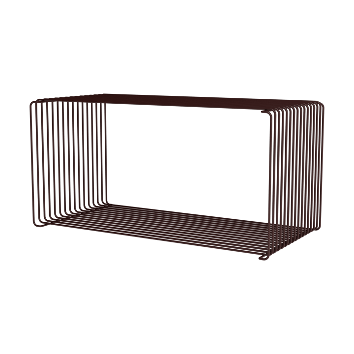 Panton Wire Extended prateleira 70x34,8x34,8 cm - Preto vermelho - Montana