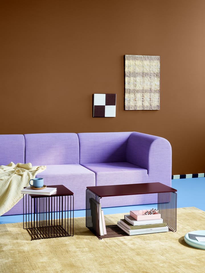 Panton Wire Extended prateleira 70x34,8x34,8 cm, Preto vermelho Montana