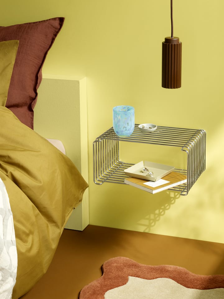 Panton Wire Half Height prateleira 34,8x17,2x25,7 cm, Cromado Montana