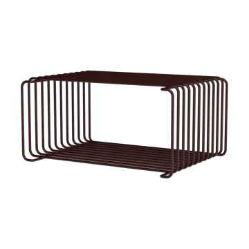 Panton Wire Half Height prateleira 34,8x17,2x25,7 cm - Preto vermelho - Montana