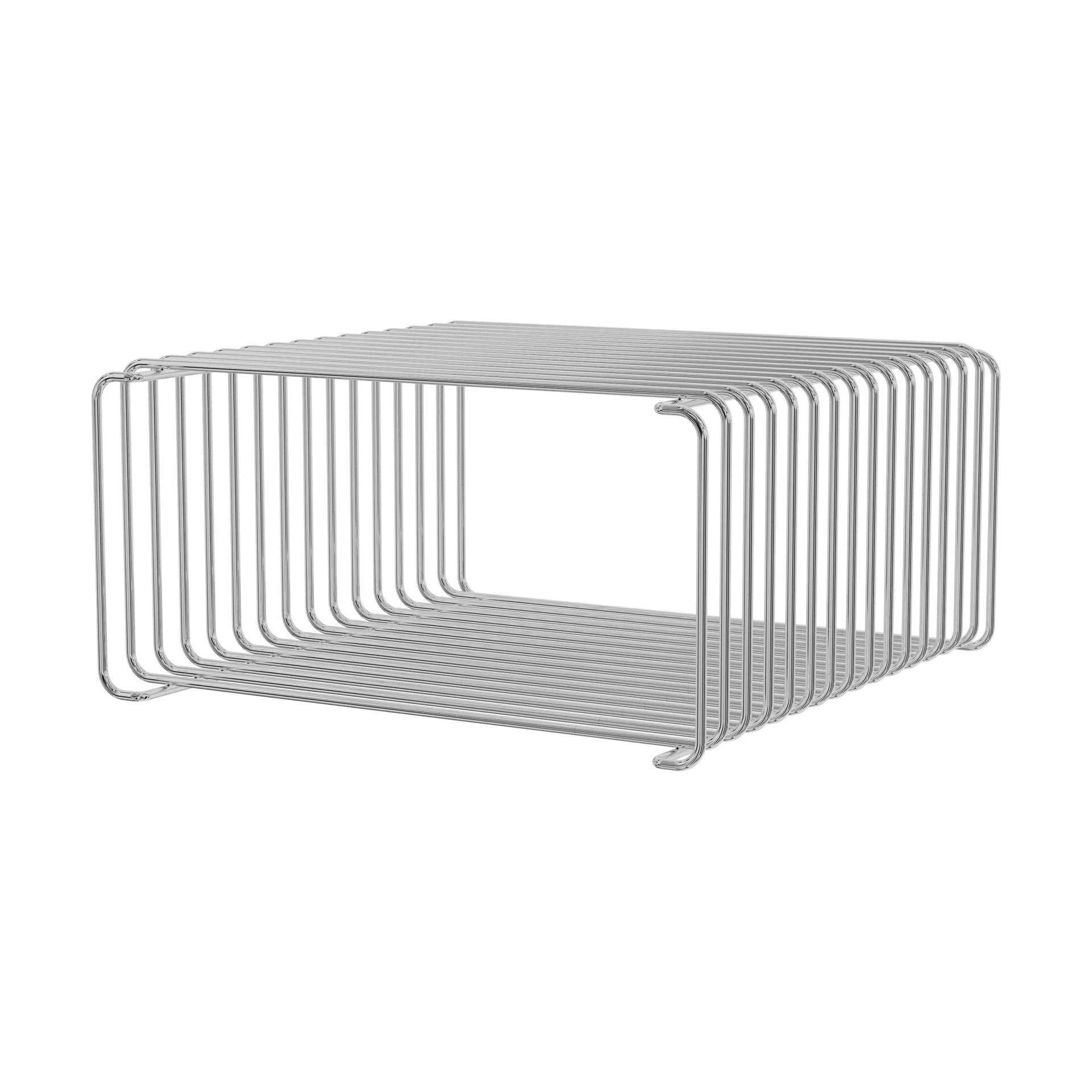 Panton Wire Half Height prateleira 34,8x17,2x34,8 cm, Cromado Montana
