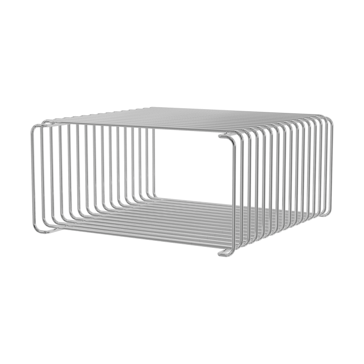Panton Wire Half Height prateleira 34,8x17,2x34,8 cm - Cromado - Montana