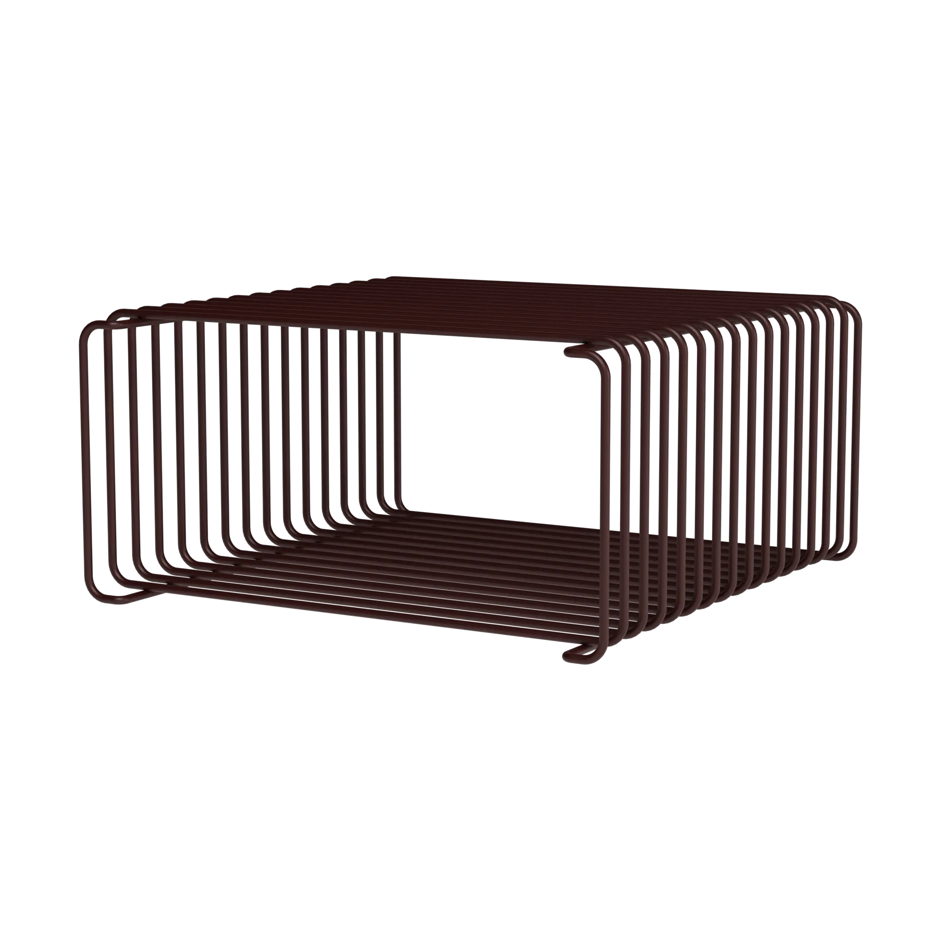Panton Wire Half Height prateleira 34,8x17,2x34,8 cm, Preto vermelho Montana