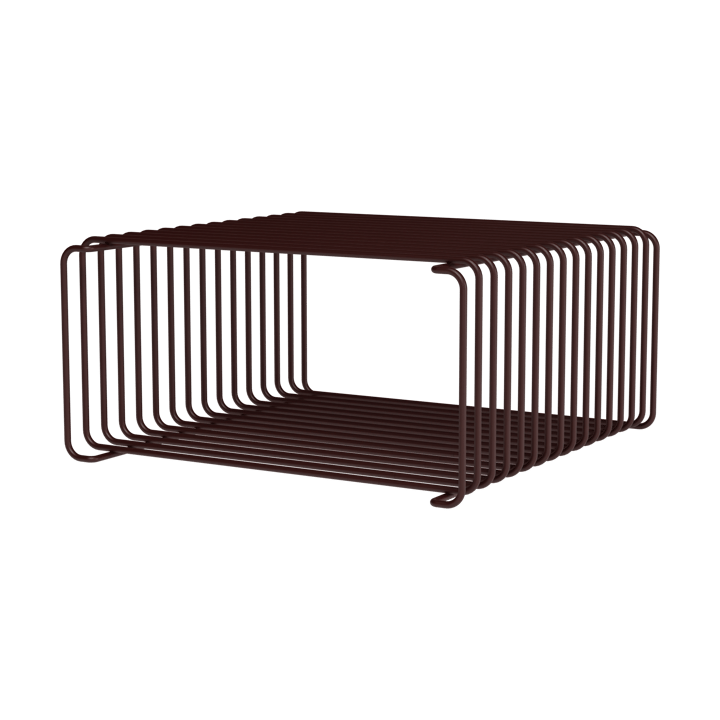 Panton Wire Half Height prateleira 34,8x17,2x34,8 cm, Preto vermelho Montana