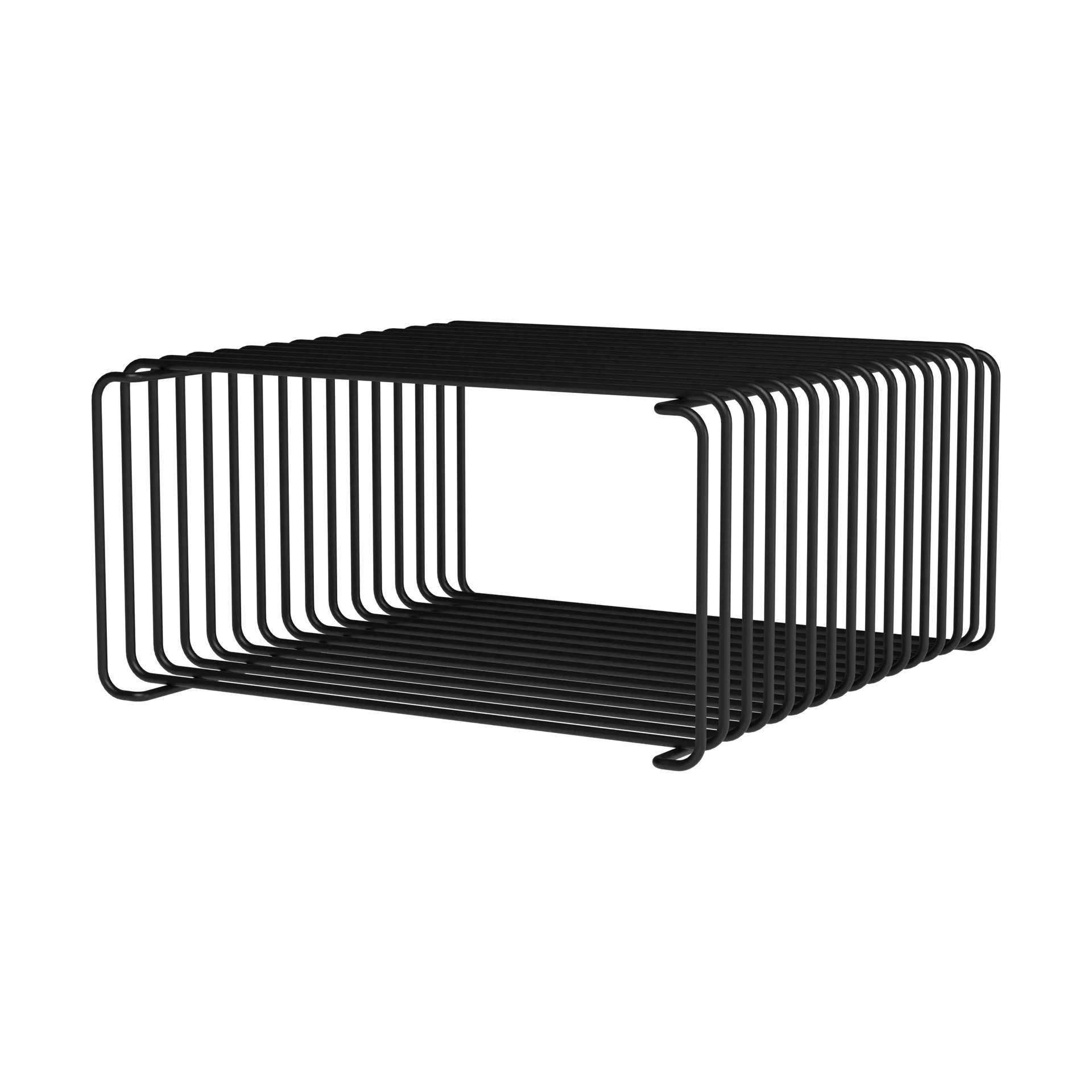 Panton Wire Half Height prateleira 34,8x17,2x34,8 cm, Preto Montana