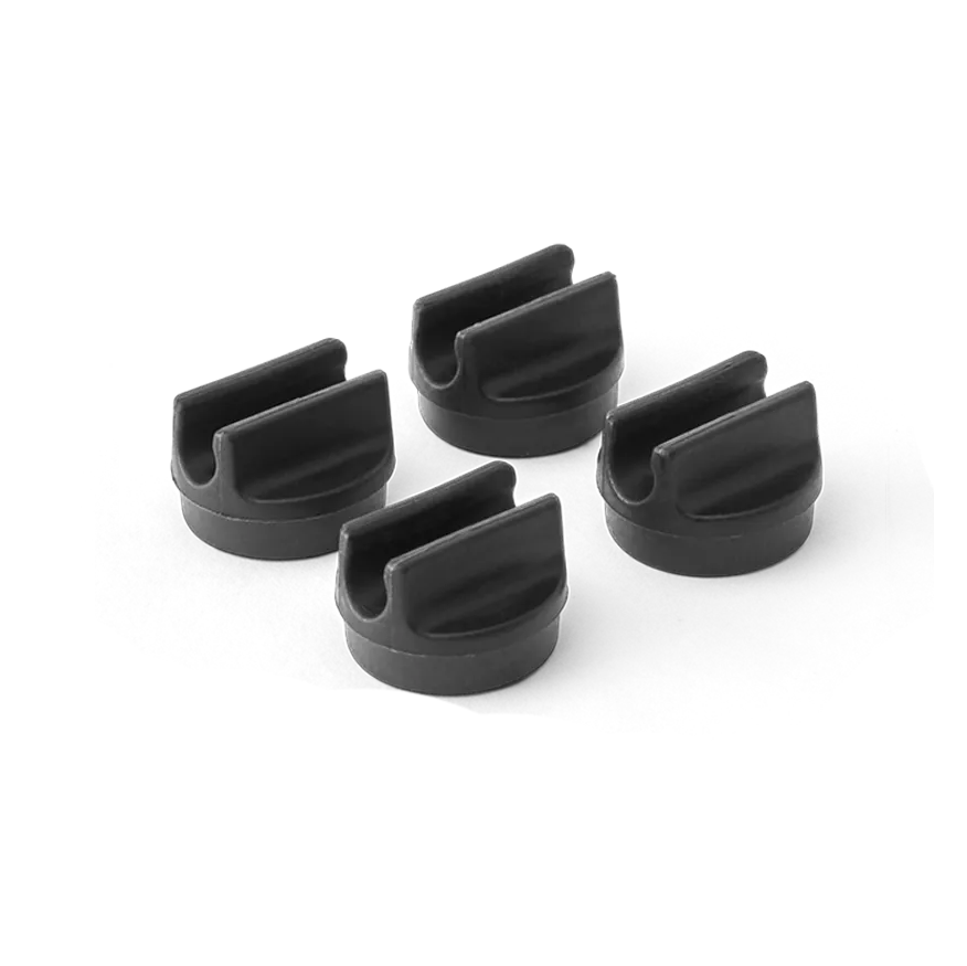 Panton Wire pés espaçadores 4 unidades, Preto Montana