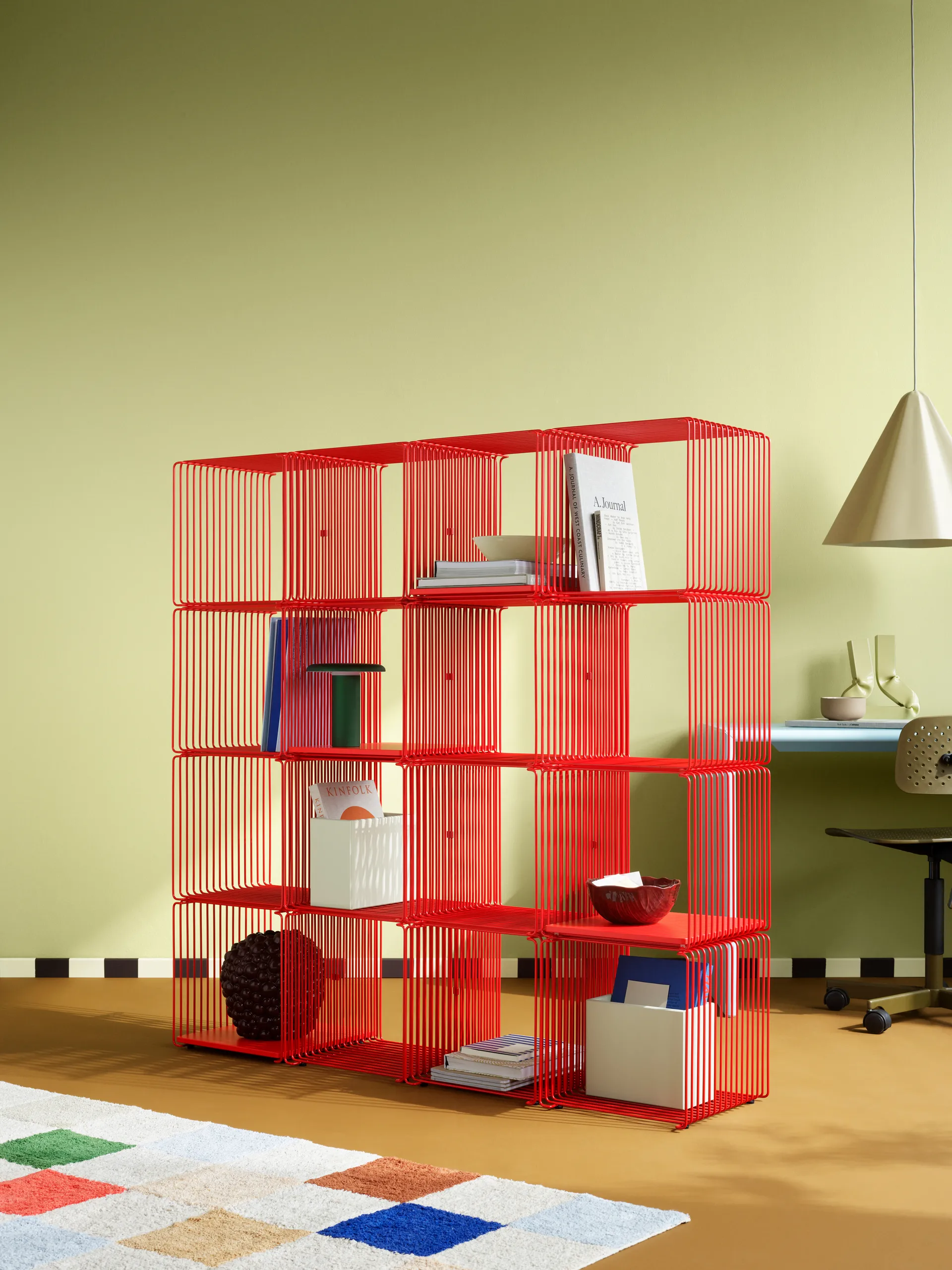 Panton Wire prateleira 33x34.8 cm, Roseira-brava Montana