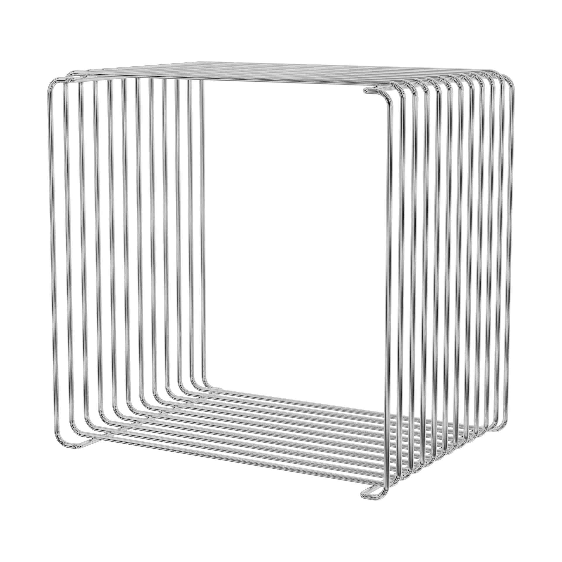 Panton Wire Single prateleira 34,8x34,8x25,7 cm, Cromado Montana
