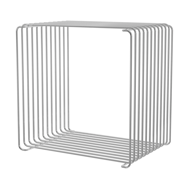 Panton Wire Single prateleira 34,8x34,8x25,7 cm - Cromado - Montana