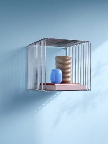 Panton Wire Single prateleira 34,8x34,8x25,7 cm - Cromado - Montana