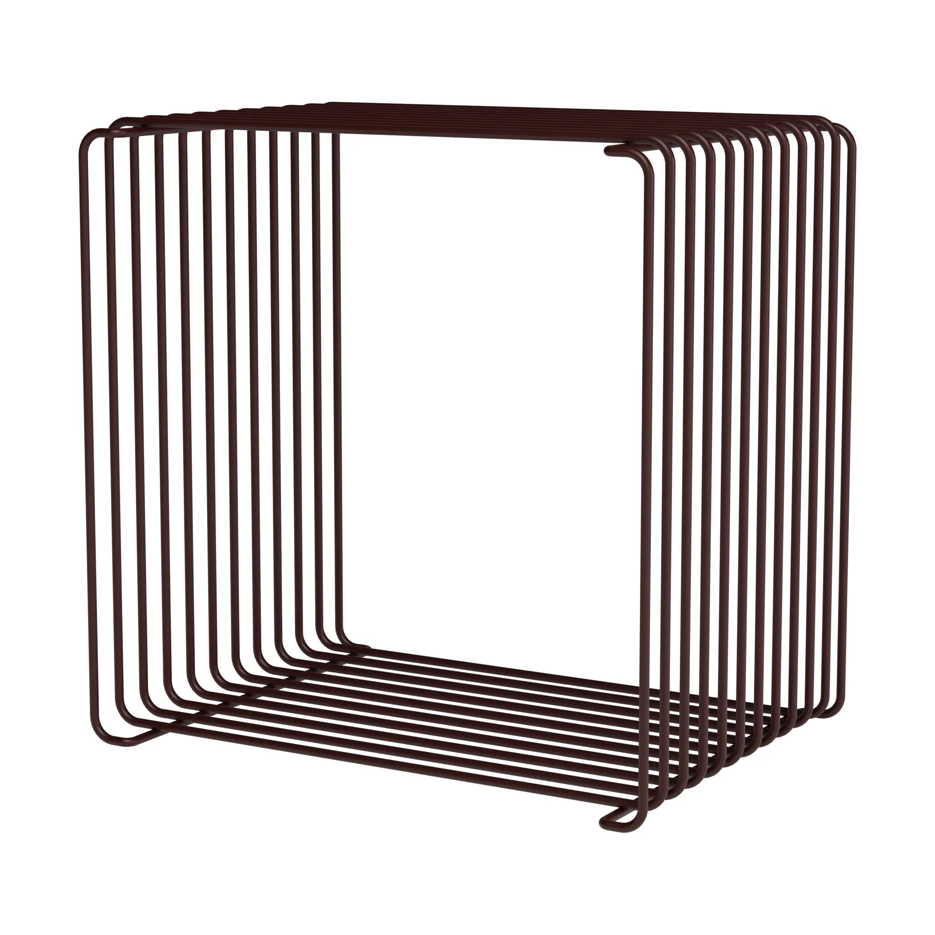 Panton Wire Single prateleira 34,8x34,8x25,7 cm, Preto vermelho Montana