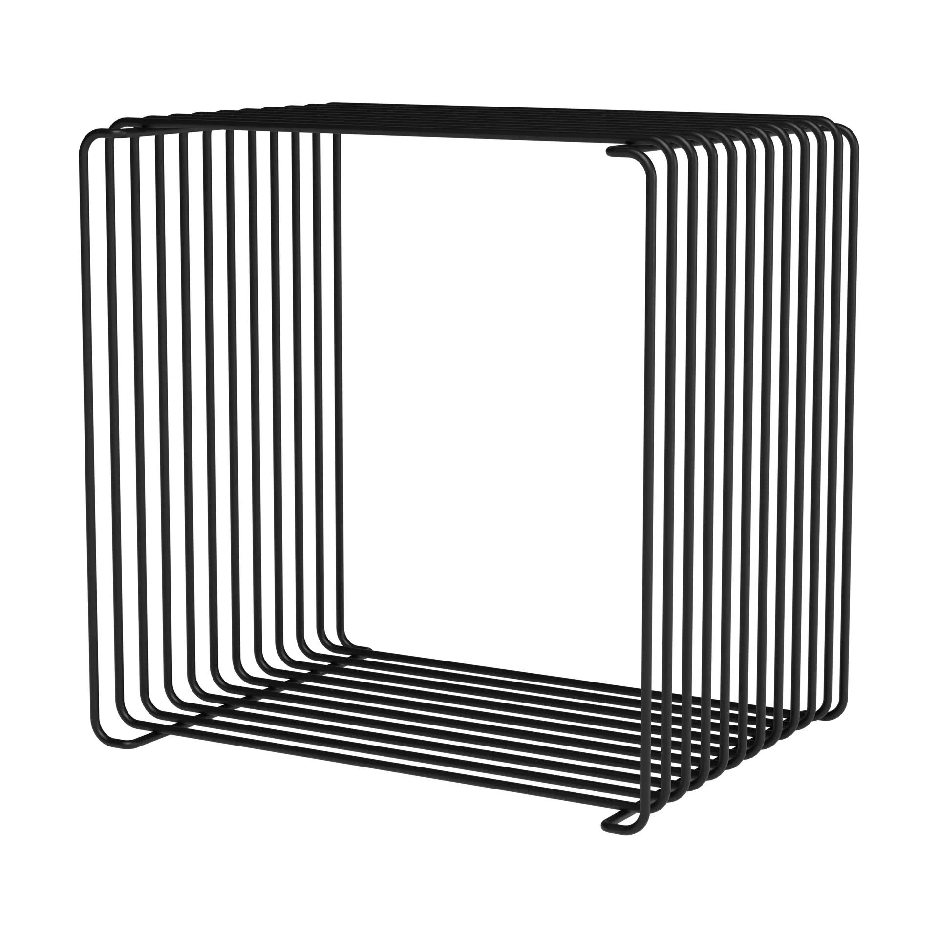 Panton Wire Single prateleira 34,8x34,8x25,7 cm, Preto Montana