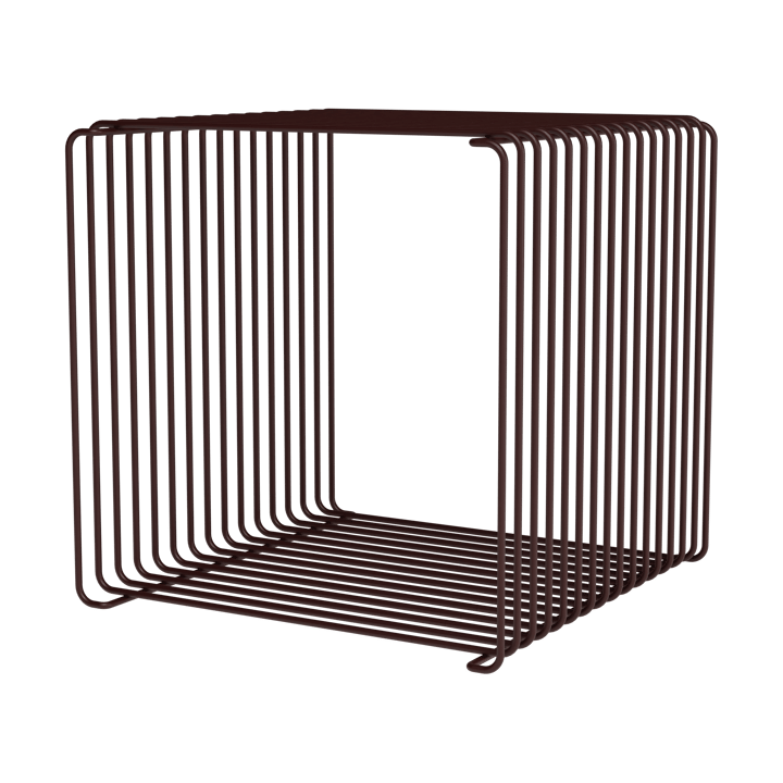 Panton Wire Single prateleira 34,8x34,8x34,8 cm - Preto vermelho - Montana