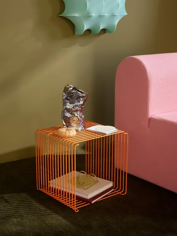 Panton Wire Single prateleira 34,8x34,8x34,8 cm - Tangerine - Montana