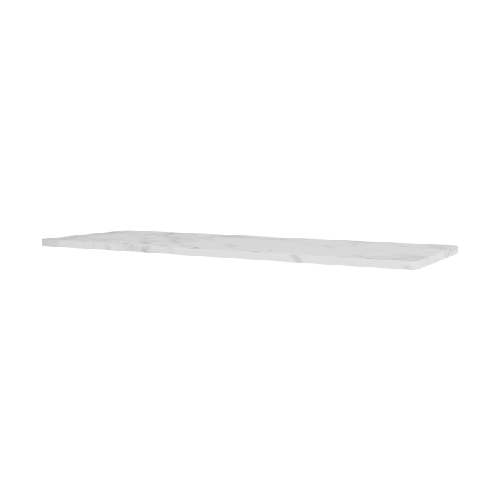 Panton Wire tampo 70,1x25,7 cm - Mármore branco - Montana