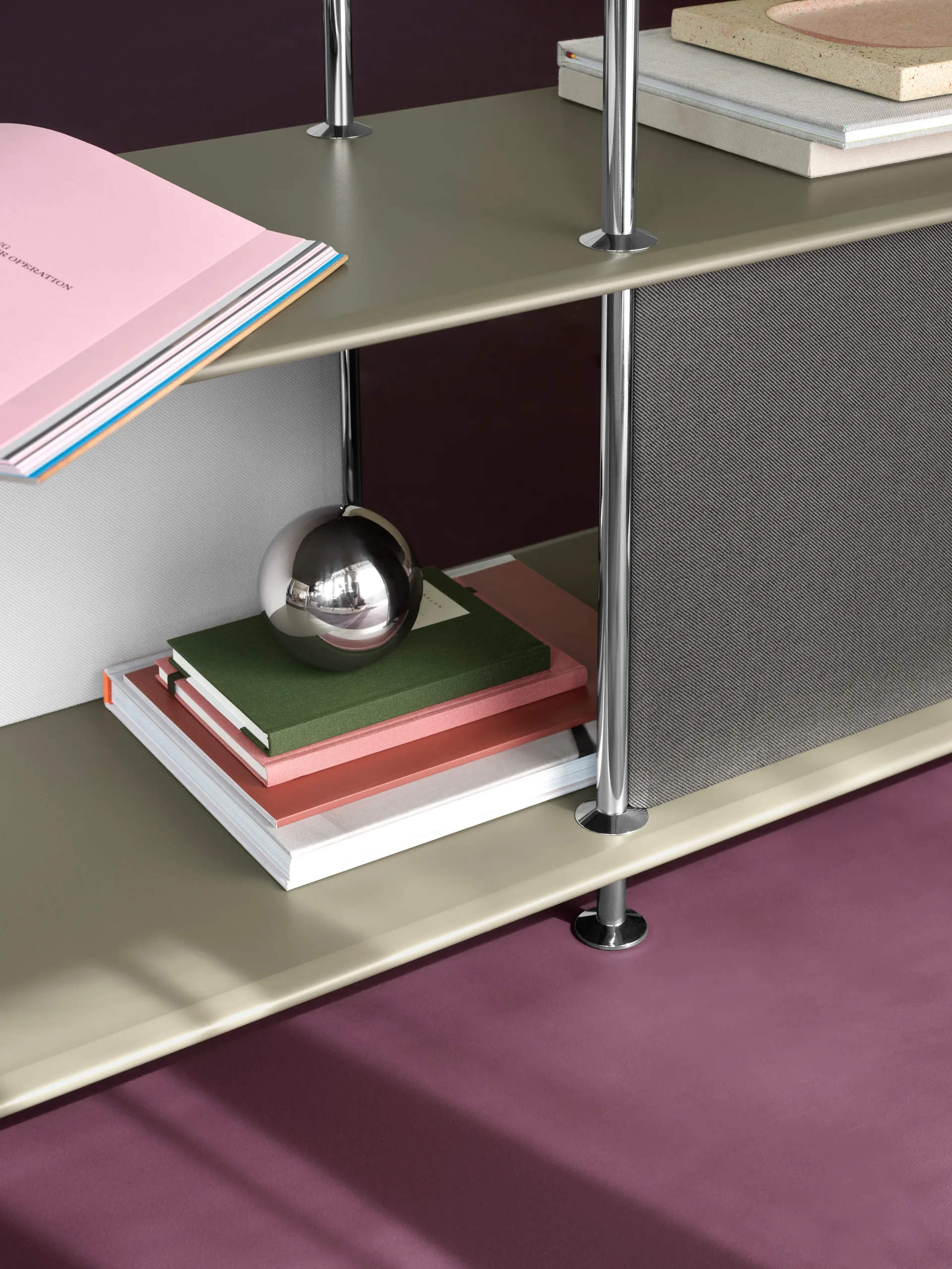 Prateleira Montana Free 555000, 144 Fennel structured-chrome Montana