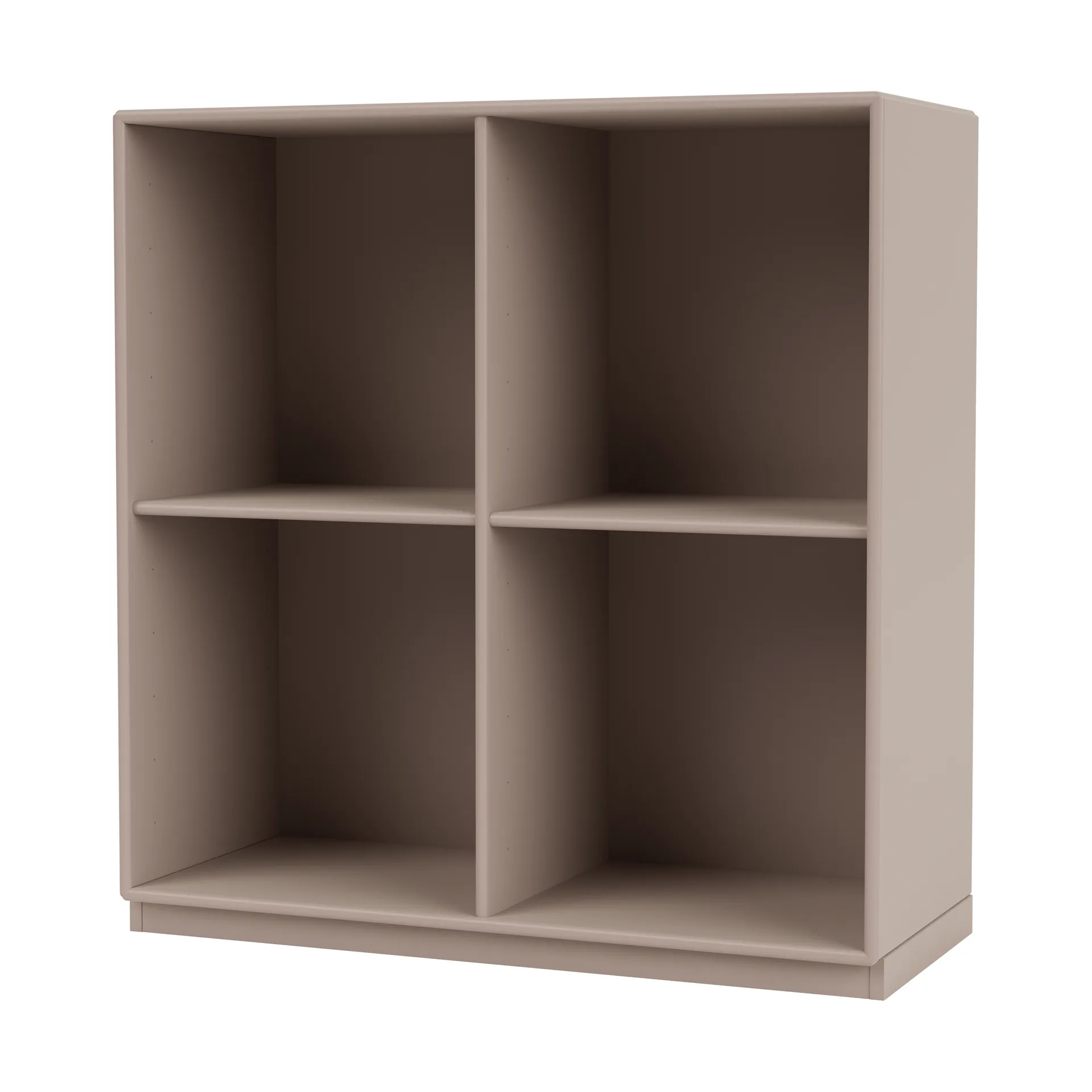 Prateleira SHOW 69,6x69,6 cm, rodapé 3 cm, 137-Mushroom Montana