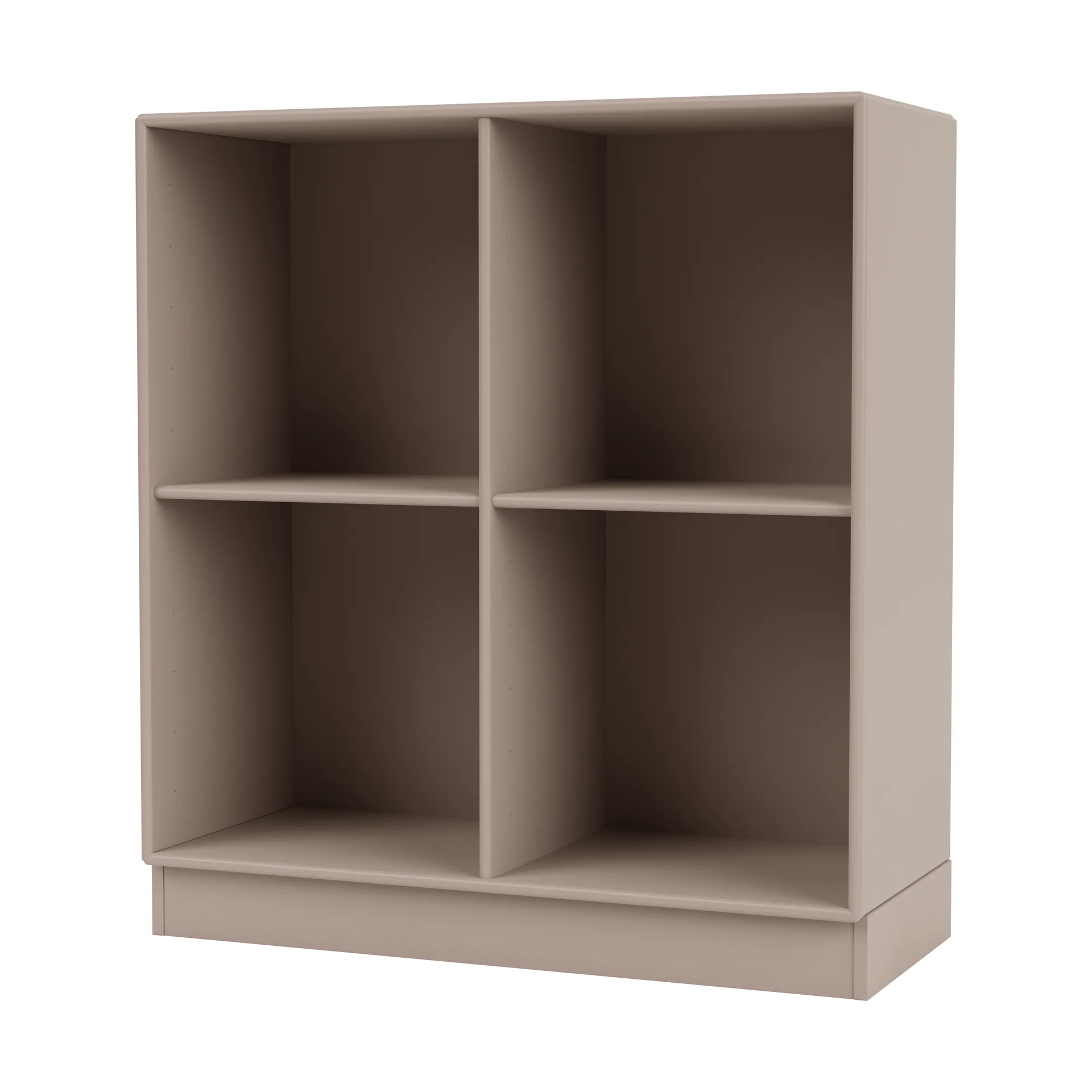 Prateleira SHOW 69,6x69,6 cm, rodapé 7 cm , 137-Mushroom Montana