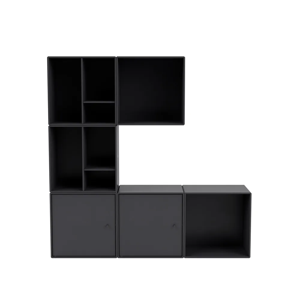 Sistema de estantes Montana Mini 6x2 Anthracite,  Montana