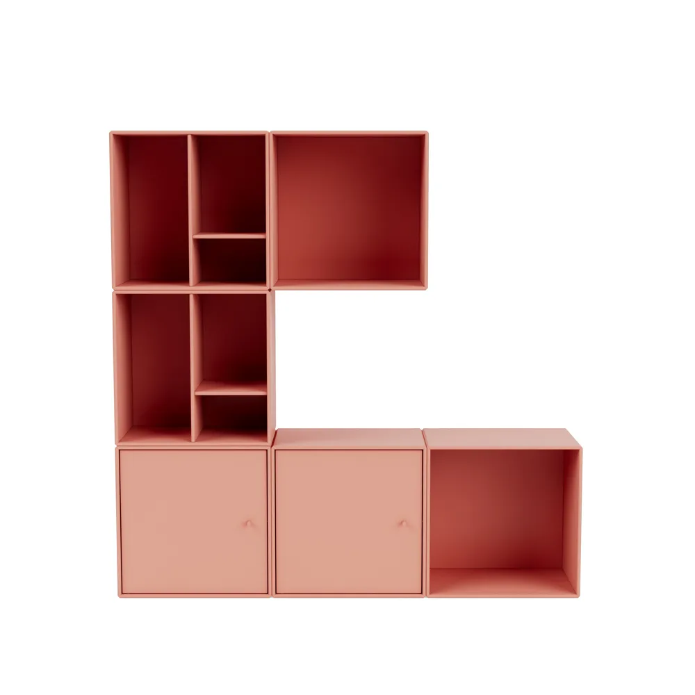 Sistema de estantes Montana Mini 6x2 Rhubarb Montana