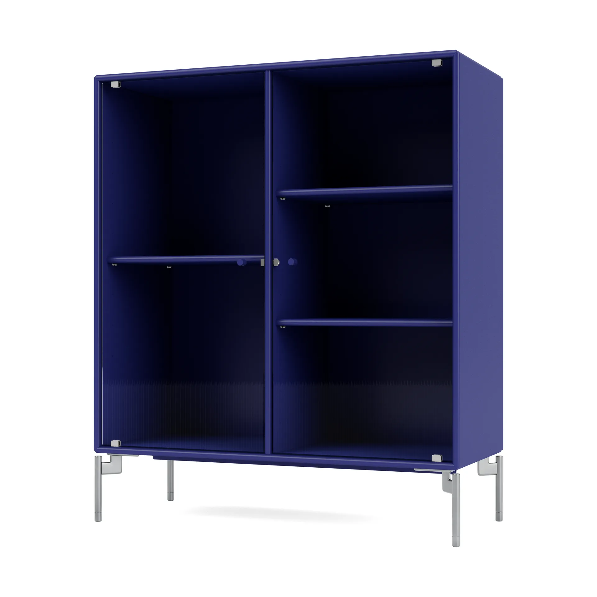 Vitrina Ripple II 69,6x82,2x30 cm, Monarch-pés Chrome Montana