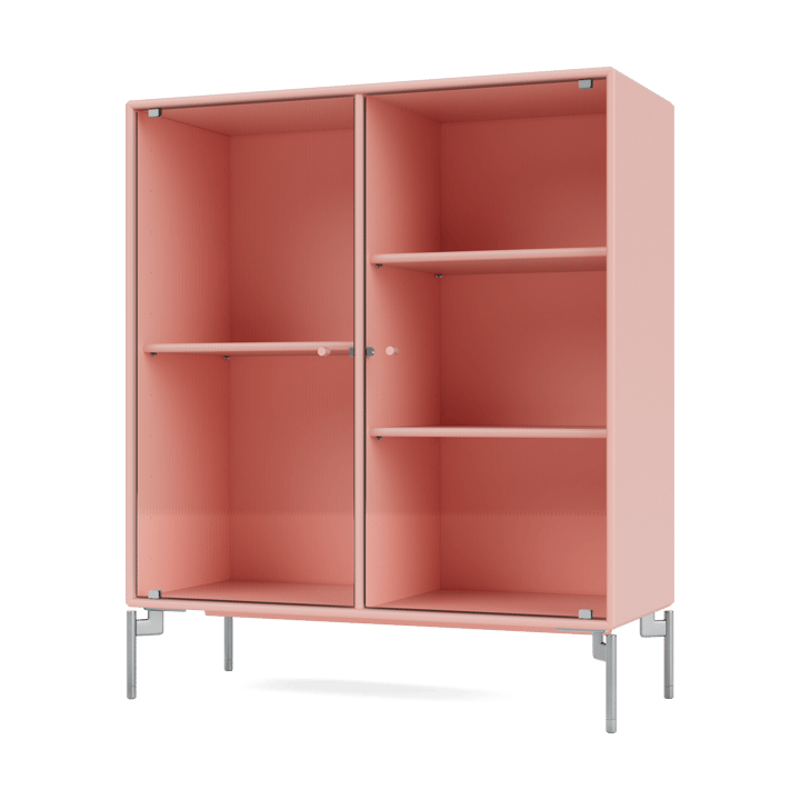 Vitrina Ripple II 69,6x82,2x30 cm - Ruby-pés Chrome - Montana