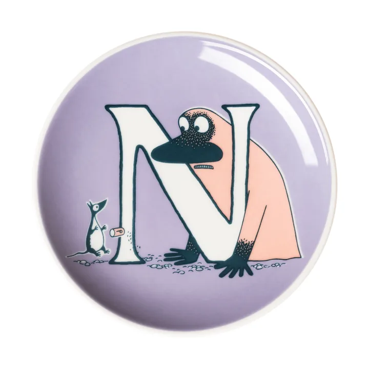 ABC Mumin pratinho mini - N, 10,5 cm - Moomin Arabia