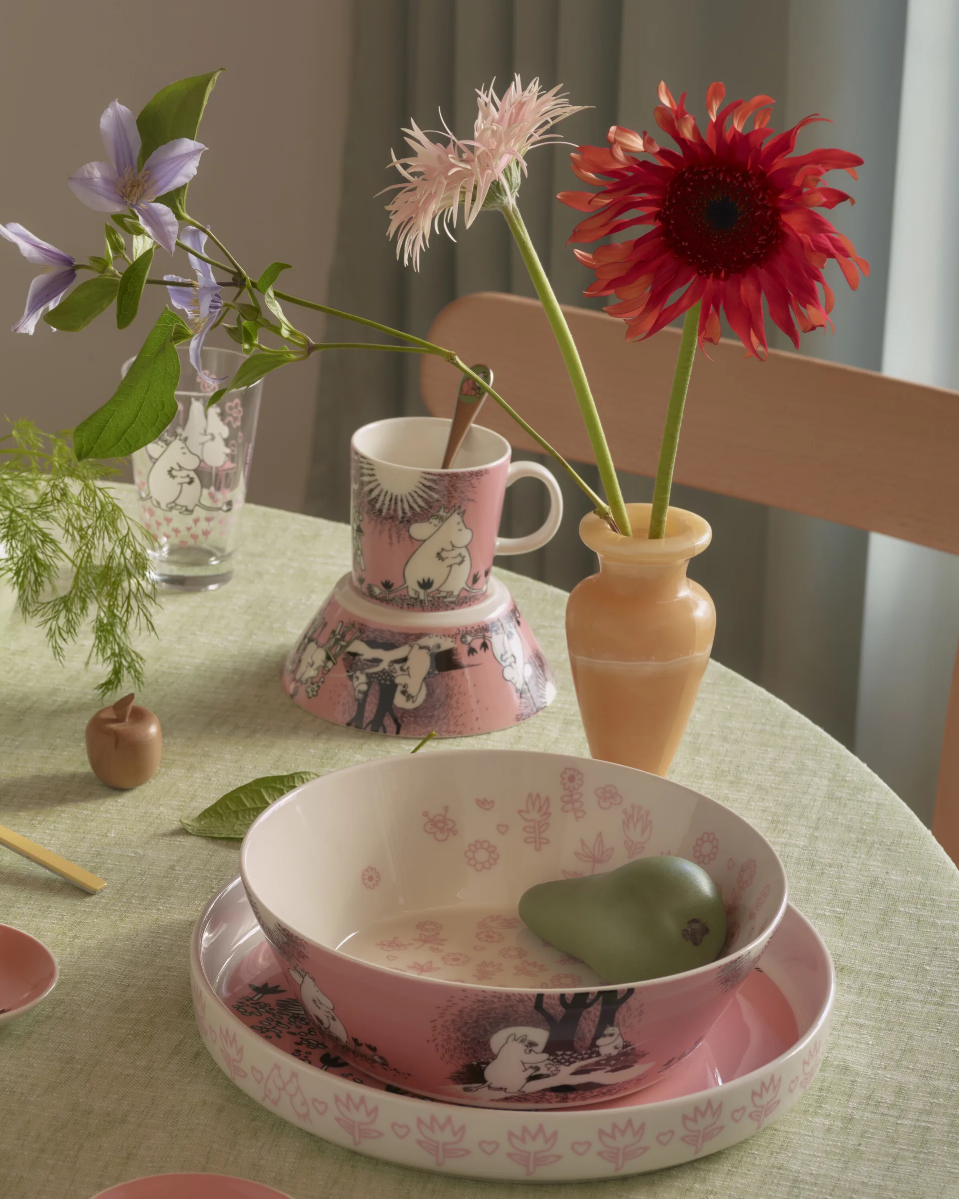 Amor 30 anos caneca Mumin caixa de presente, 30 cl Moomin Arabia