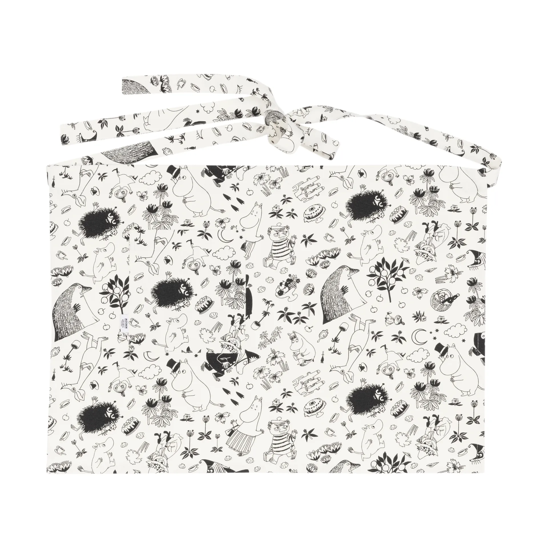 Avental Moomin 37x47 cm, Branco natural Moomin Arabia