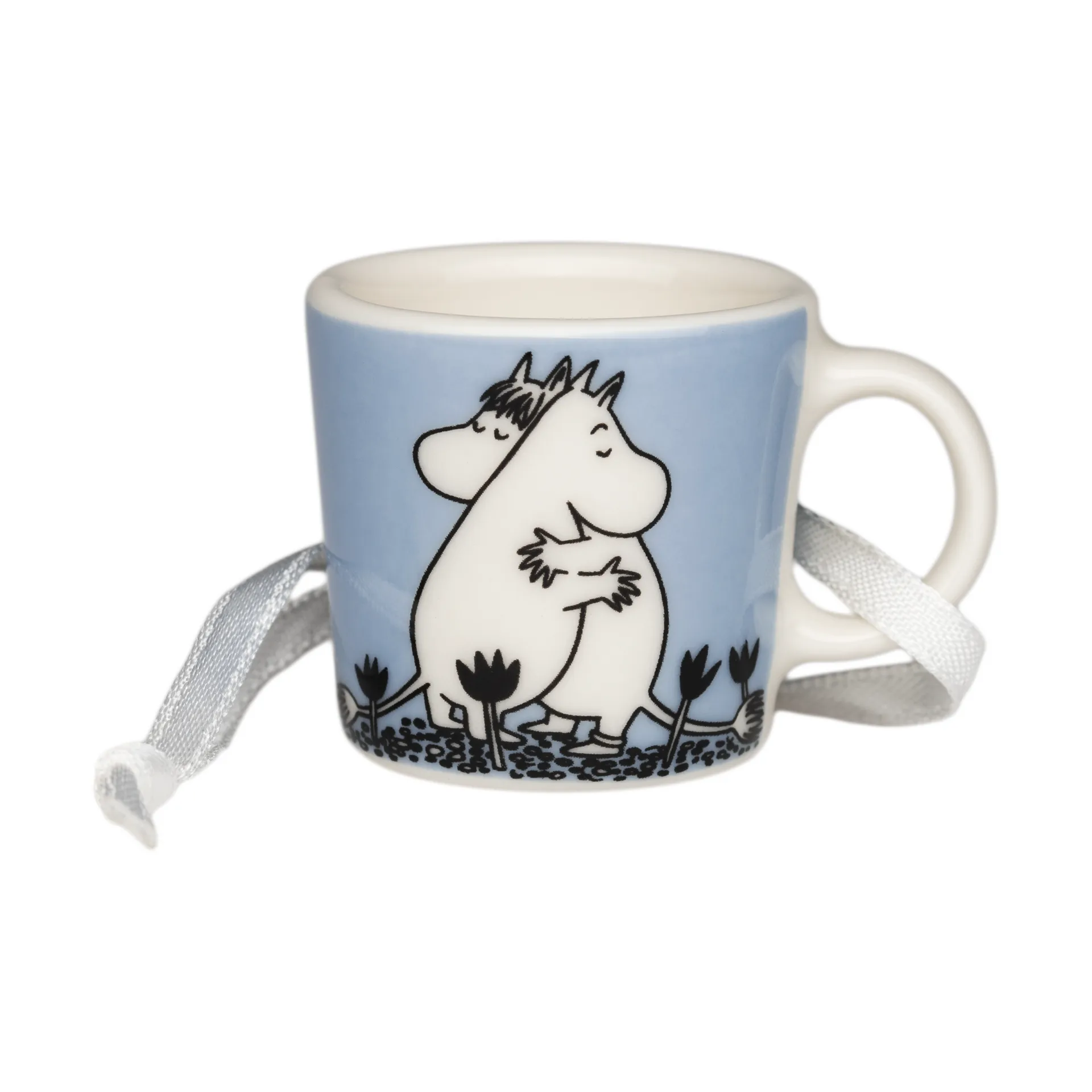 Caixa de presente de mini caneca Mumin Amor, Azul Moomin Arabia
