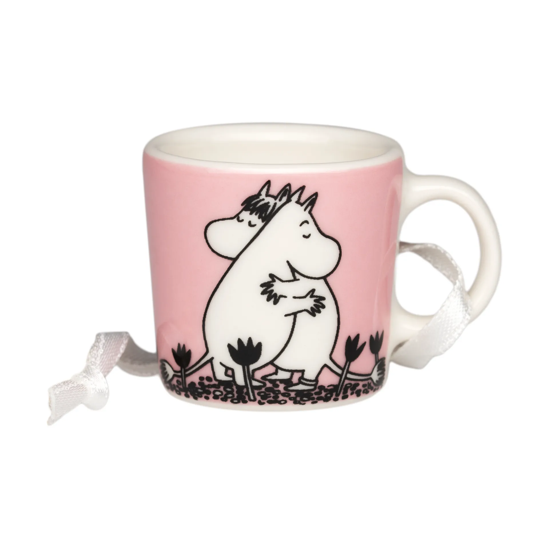 Caixa de presente de mini caneca Mumin Amor, Rosa Moomin Arabia