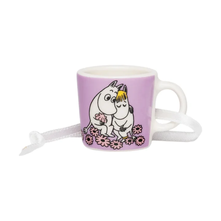 Caneca mini Mumin apaixonados - 12 mm - Moomin Arabia