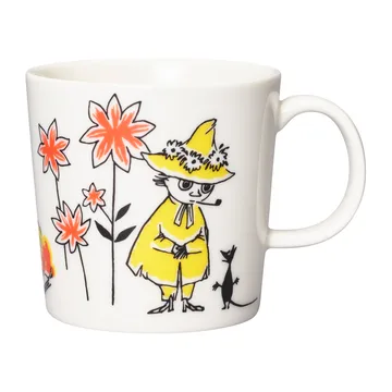 Caneca Moomin Arabia x Red Cross Moomin mug ABC Snufkin - 30 cl  - Moomin Arabia