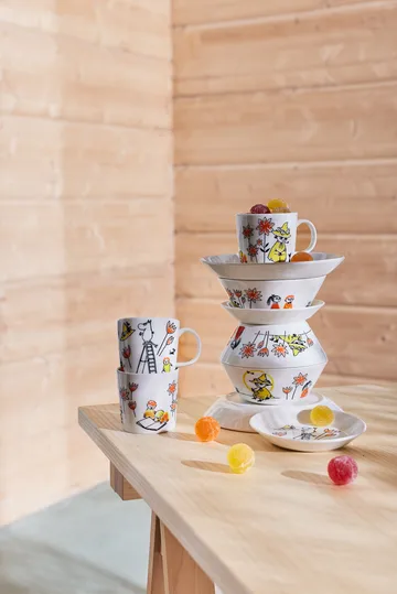 Caneca Moomin Arabia x Red Cross Moomin mug ABC Snufkin - 30 cl  - Moomin Arabia