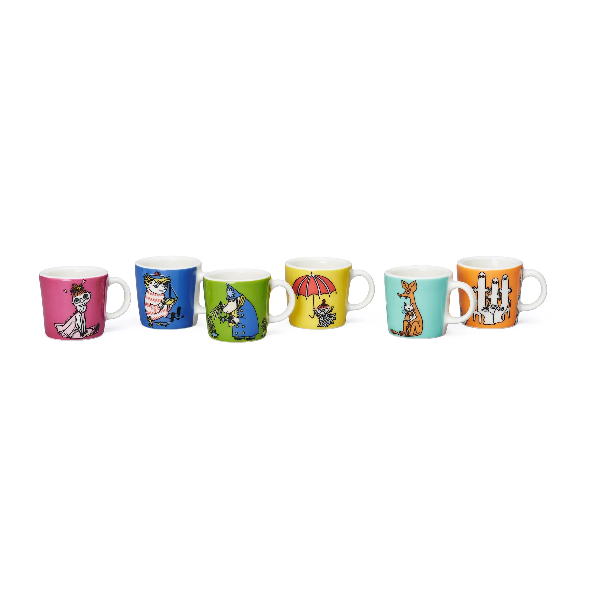 Caneca Moomin mini 6 un.Thrid classic, Multi Moomin Arabia